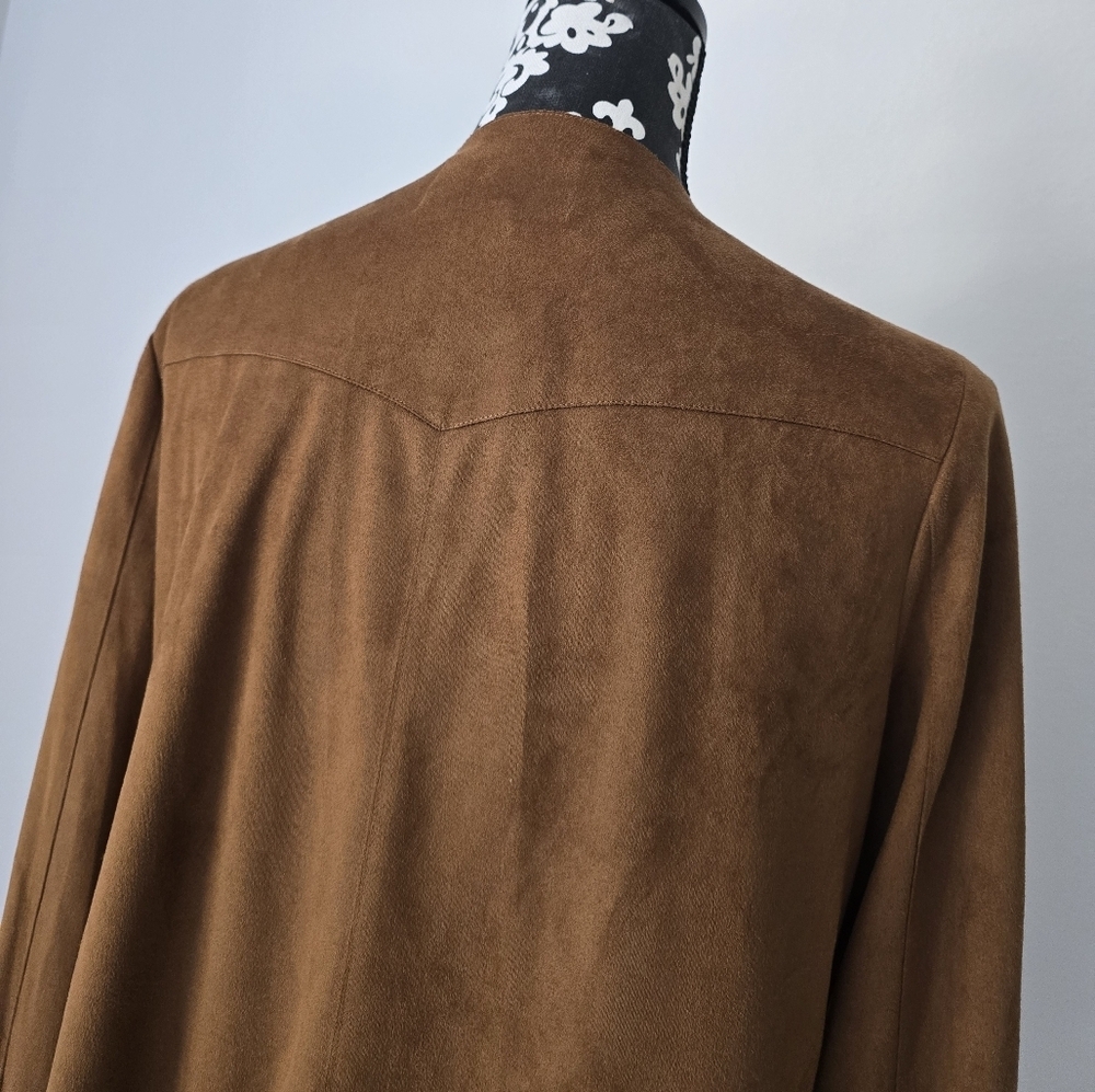 BCBGeneration Brown Suede Jacket - Picture 6 of 16